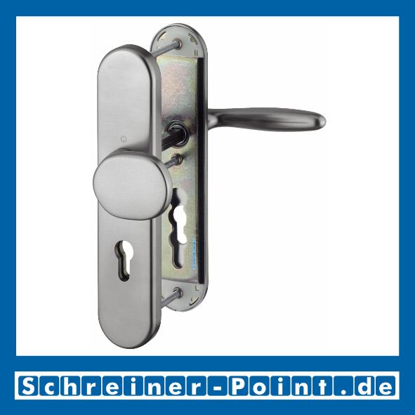 Schutzbeschlag Hoppe Verona Aluminium F9 Stahlfarben 86G/3331/3330/1510 ES1 (SK2), 3283860, 3223509